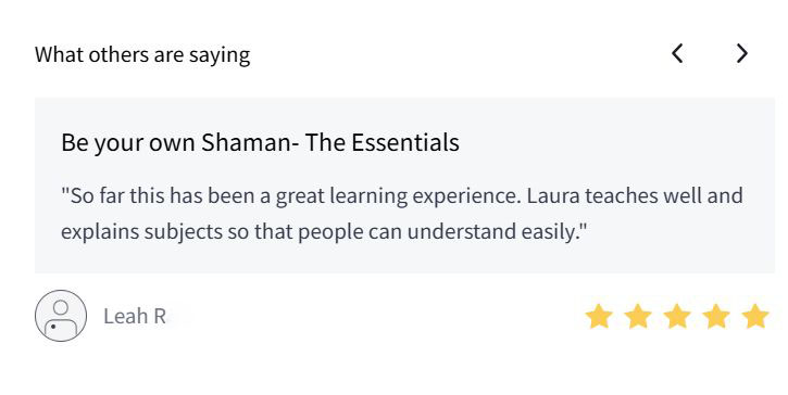 Online shamanic healing course review
